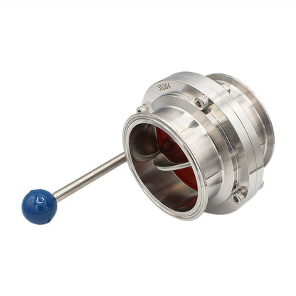 4" Tri Clamp Pull Trigger Butterfly Valve - Tri Clover Sanitary Stainless Steel Fitting -  Canuck Homebrew Supply, Canada