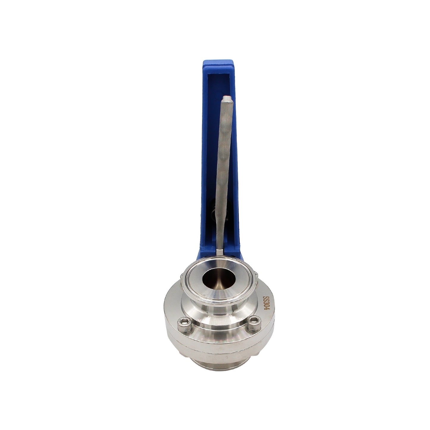 1" Tri Clamp Squeeze Trigger Butterfly Valve - Tri Clover Sanitary Stainless Steel Fitting