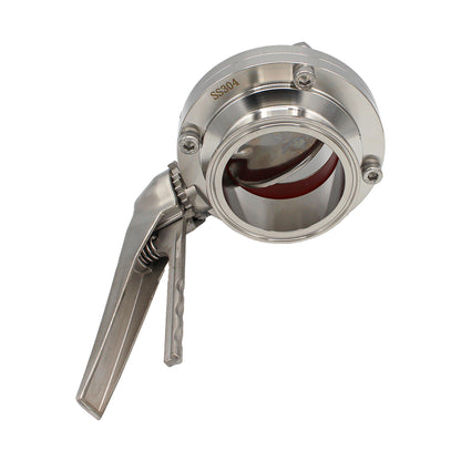 3" Tri Clamp Squeeze Trigger Butterfly Valve - Tri Clover Sanitary Stainless Steel Fitting -  Canuck Homebrew Supply, Canada