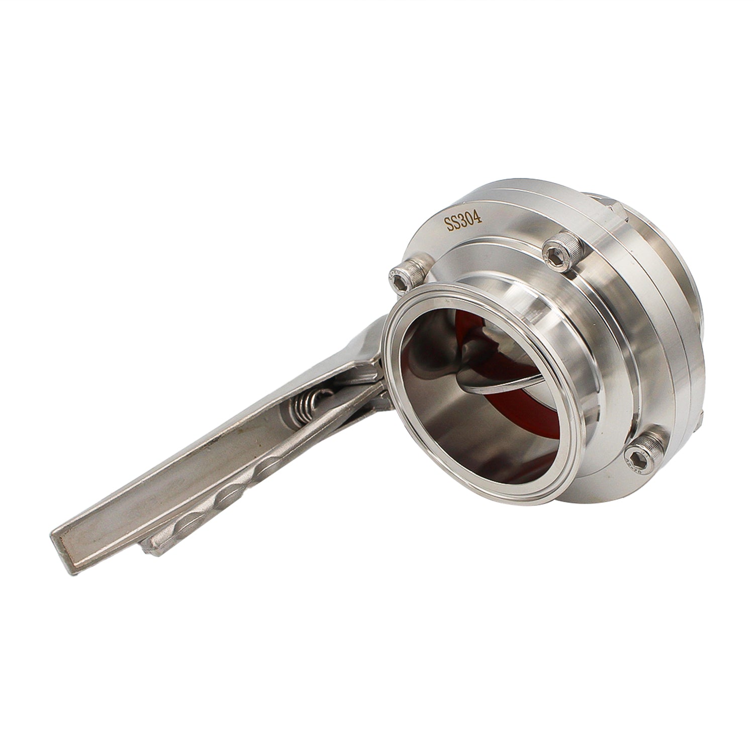3" Tri Clamp Squeeze Trigger Butterfly Valve - Tri Clover Sanitary Stainless Steel Fitting -  Canuck Homebrew Supply, Canada