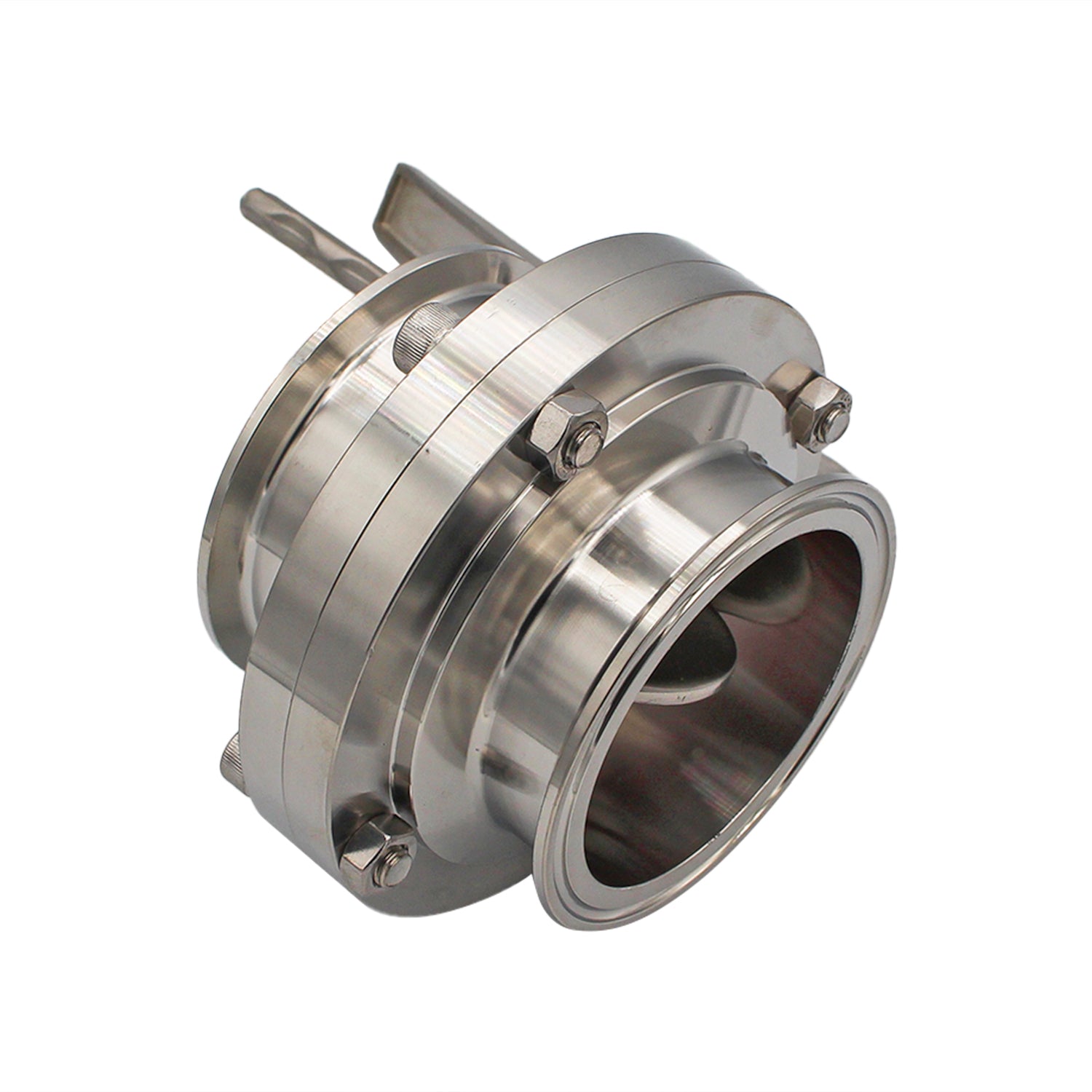 3" Tri Clamp Squeeze Trigger Butterfly Valve - Tri Clover Sanitary Stainless Steel Fitting -  Canuck Homebrew Supply, Canada