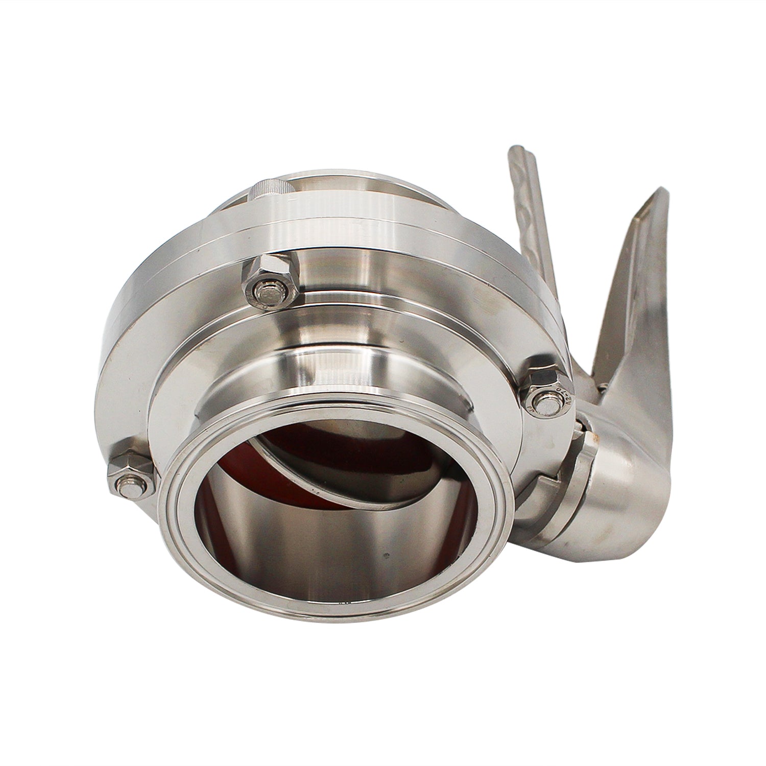3" Tri Clamp Squeeze Trigger Butterfly Valve - Tri Clover Sanitary Stainless Steel Fitting -  Canuck Homebrew Supply, Canada