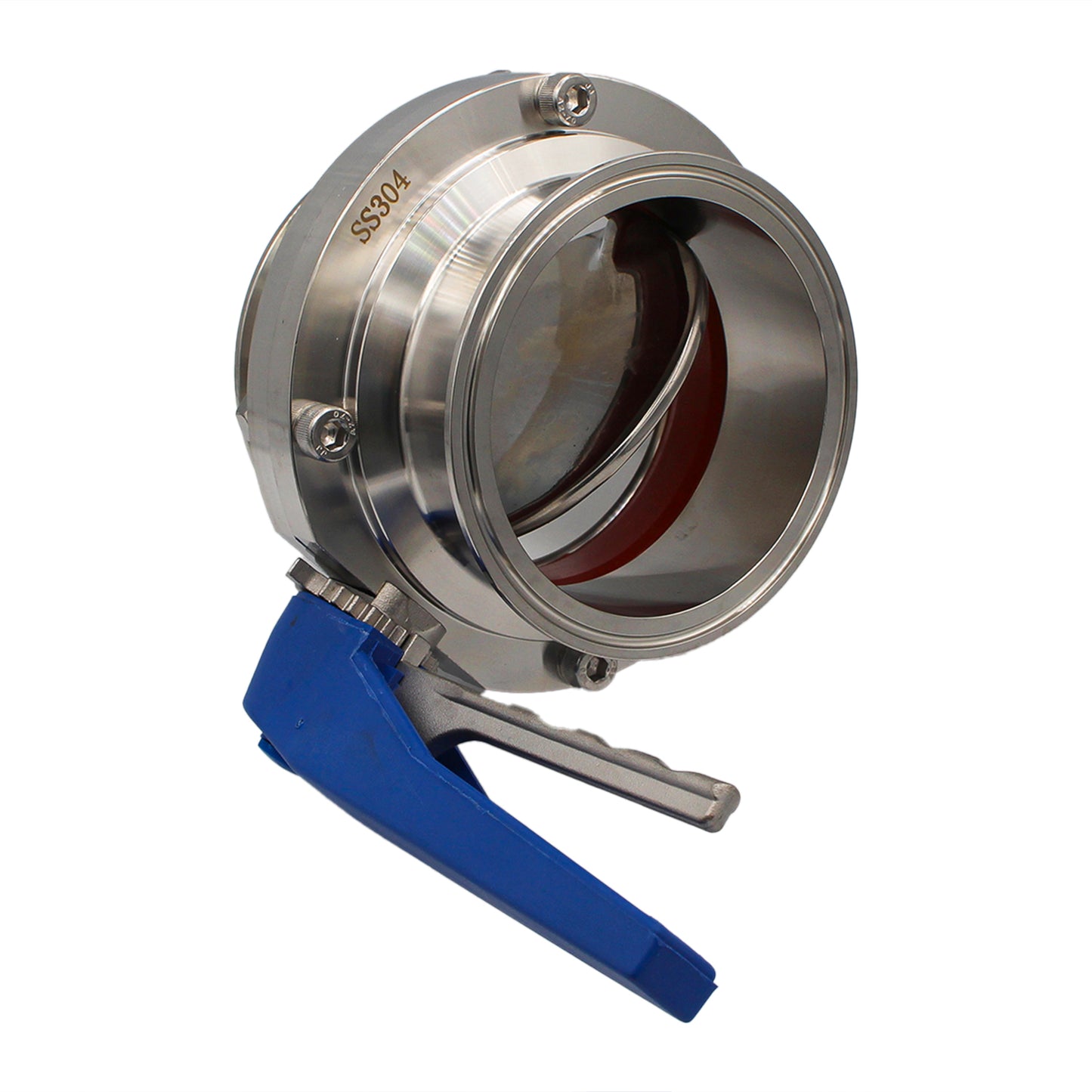 4" Tri Clamp Squeeze Trigger Butterfly Valve - Tri Clover Sanitary Stainless Steel Fitting -  Canuck Homebrew Supply, Canada