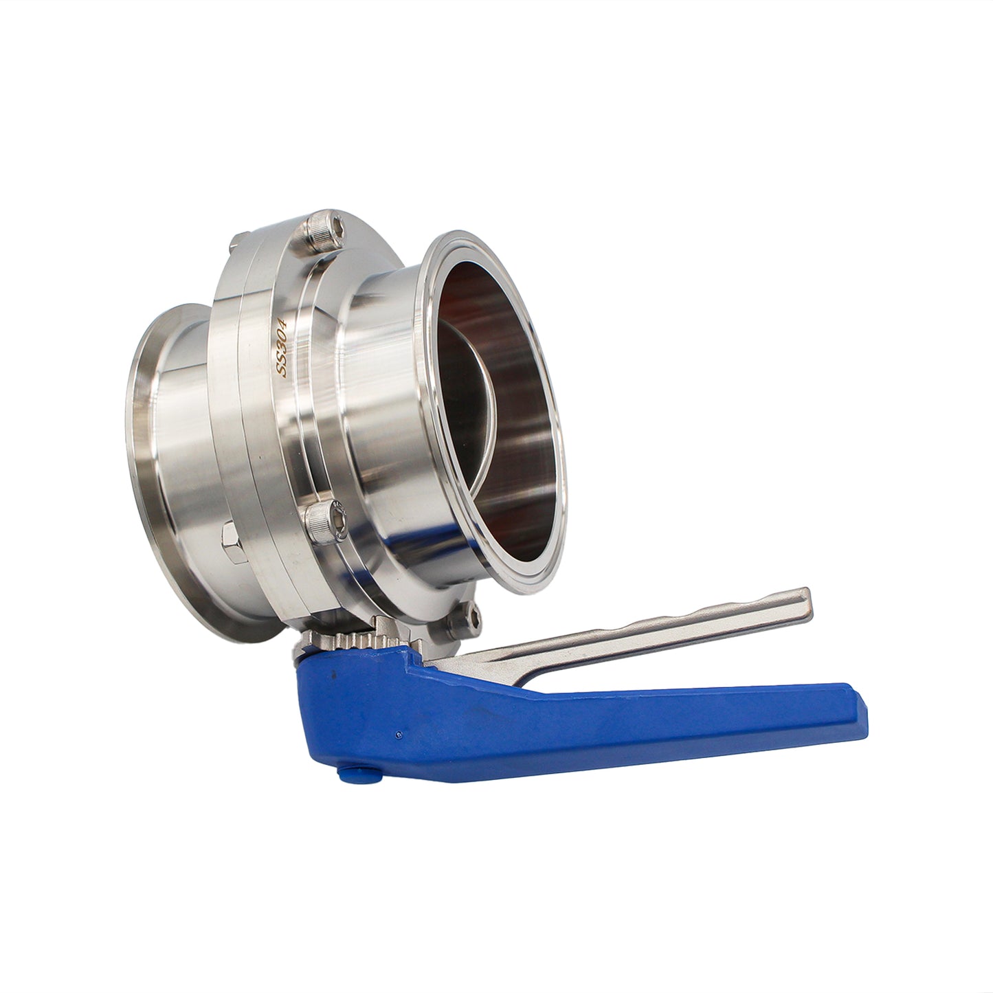 4" Tri Clamp Squeeze Trigger Butterfly Valve - Tri Clover Sanitary Stainless Steel Fitting -  Canuck Homebrew Supply, Canada