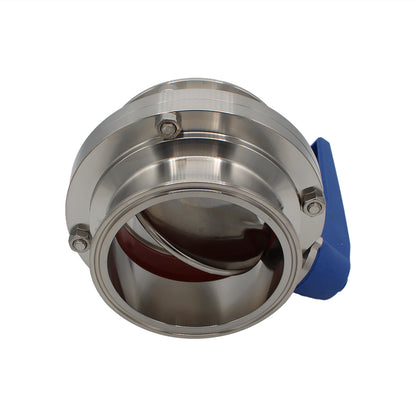 4" Tri Clamp Squeeze Trigger Butterfly Valve - Tri Clover Sanitary Stainless Steel Fitting -  Canuck Homebrew Supply, Canada