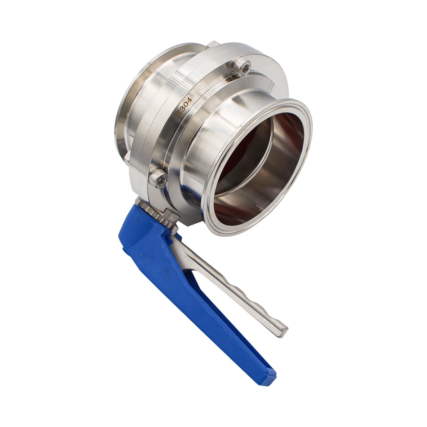4" Tri Clamp Squeeze Trigger Butterfly Valve - Tri Clover Sanitary Stainless Steel Fitting -  Canuck Homebrew Supply, Canada