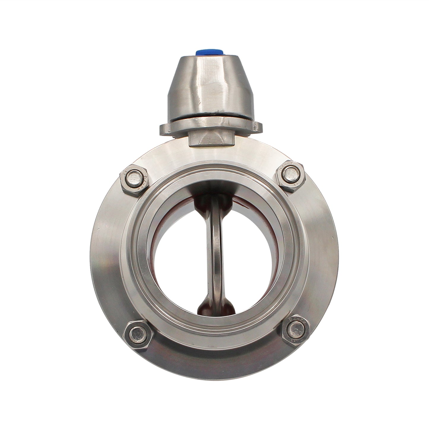 2.5" Tri Clamp Squeeze Trigger Butterfly Valve (All Stainless) - Tri Clover Sanitary Stainless Steel Fitting