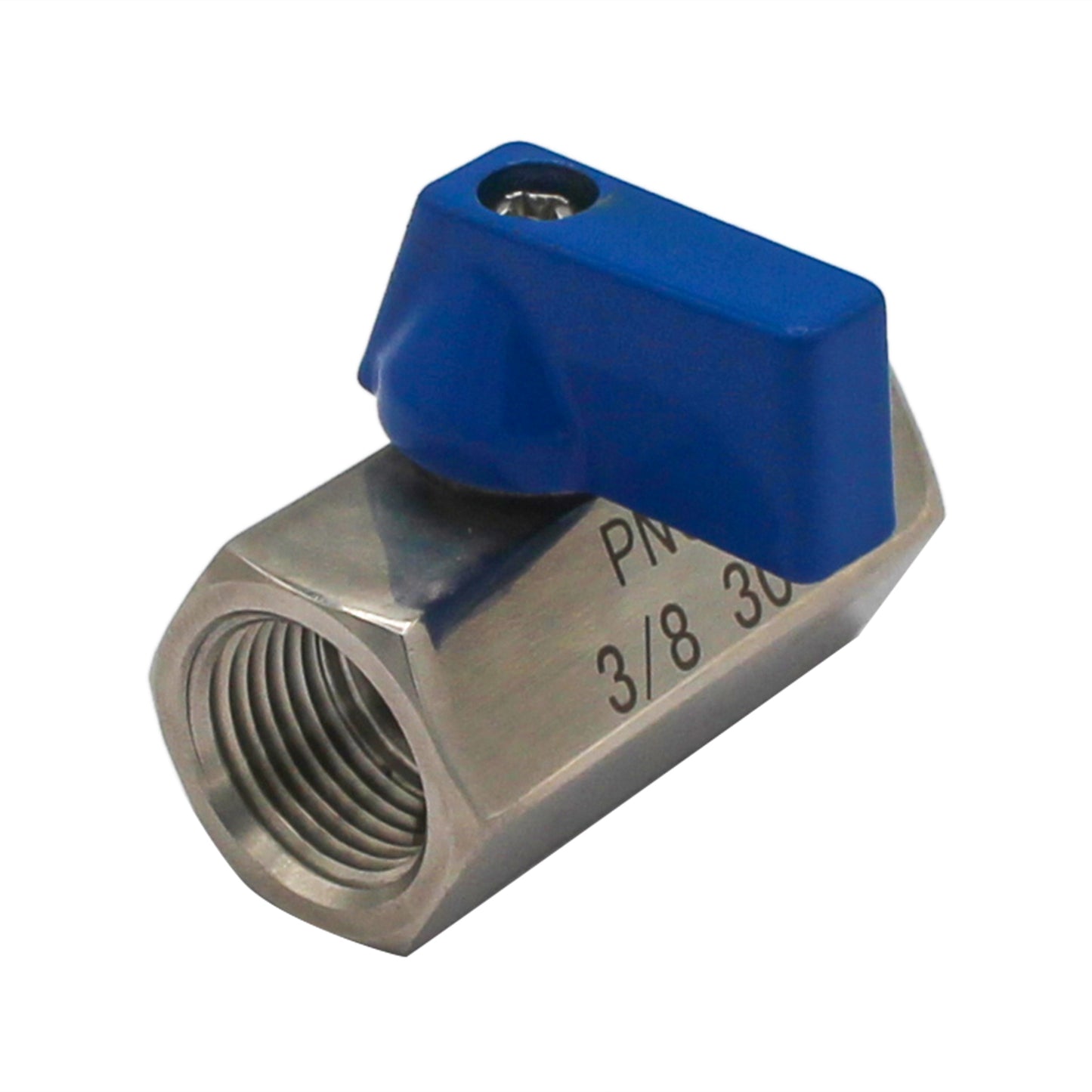 Stainless Steel 3/8" Female NPT Mini Ball Valve