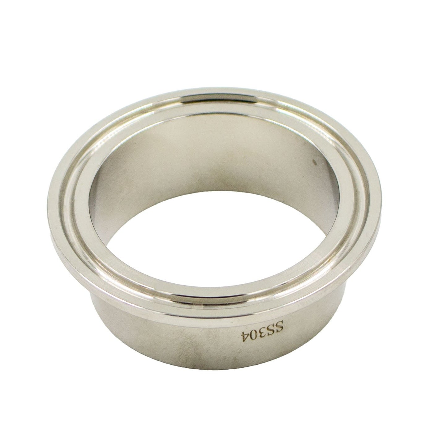 Stainless Steel 1.5" Tri-Clover Ferrule - 7/8" Long