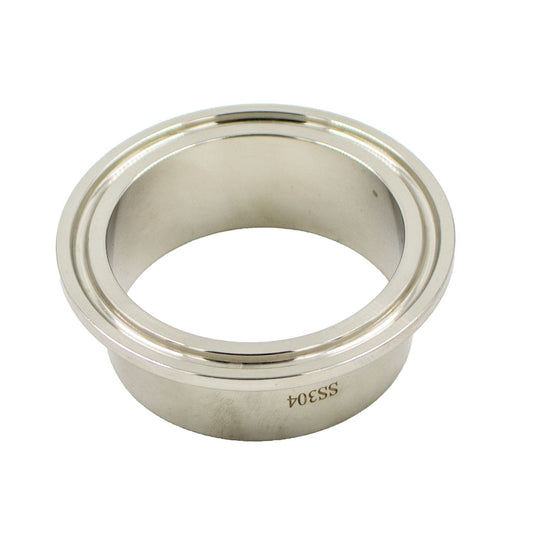 Stainless Steel 1.5" Tri-Clover Ferrule - 7/8" Long