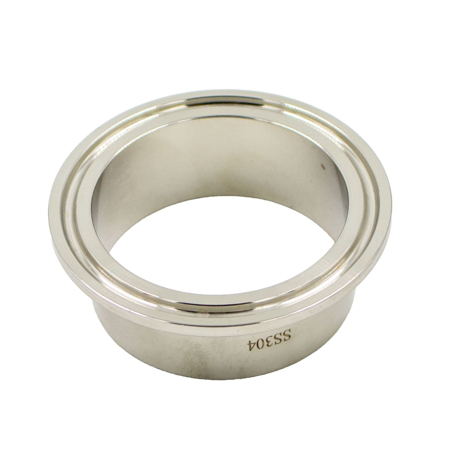 Stainless Steel 2" Tri-Clover Ferrule - 7/8" Length