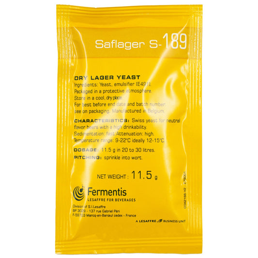 Fermentis S-189 Saflager Lager Yeast