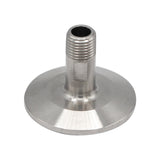 Stainless Steel Tri-Clover Fitting - 1.5" TC X 1/4" Male NPT