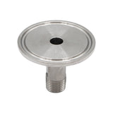 Stainless Steel Tri-Clover Fitting - 1.5" TC X 1/4" Male NPT