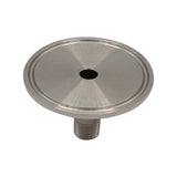 Stainless Steel Tri-Clover Fitting - 2" TC X 1/4" Male NPT