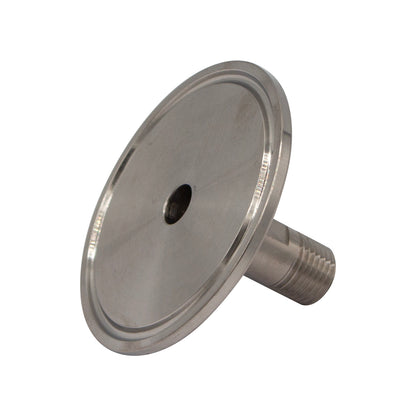 2" Tri Clamp X 1/4" Male NPT Adapter - Tri Clover Sanitary Stainless Steel Fitting