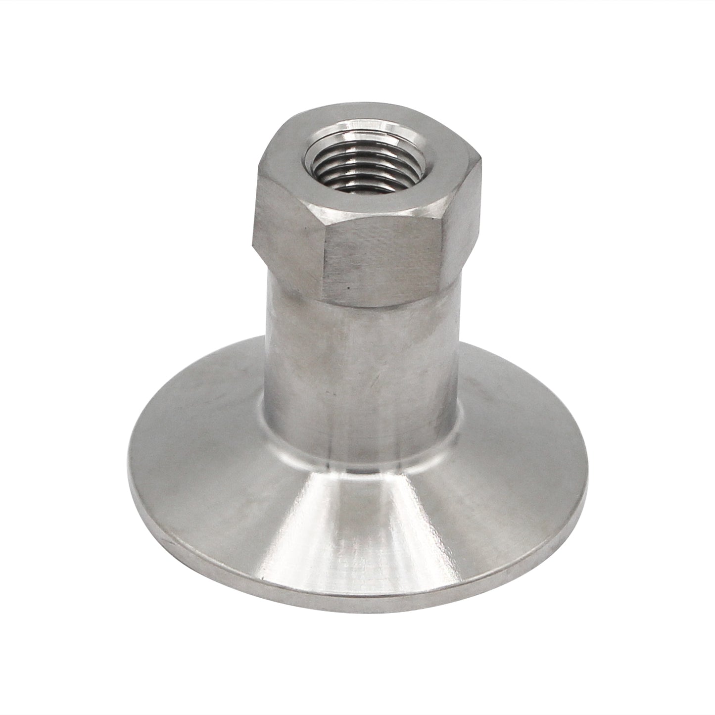 1.5" Tri Clamp X 1/4" Female NPT Adapter - Tri Clover Sanitary Stainless Steel Fitting