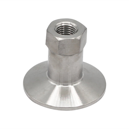1.5" Tri Clamp X 1/4" Female NPT Adapter - Tri Clover Sanitary Stainless Steel Fitting