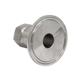 Stainless Steel Tri-Clover Fitting - 1.5" TC X 1/4" Female NPT