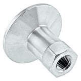 Stainless Steel Tri-Clover Fitting - 1.5" TC X 1/4" Female NPT