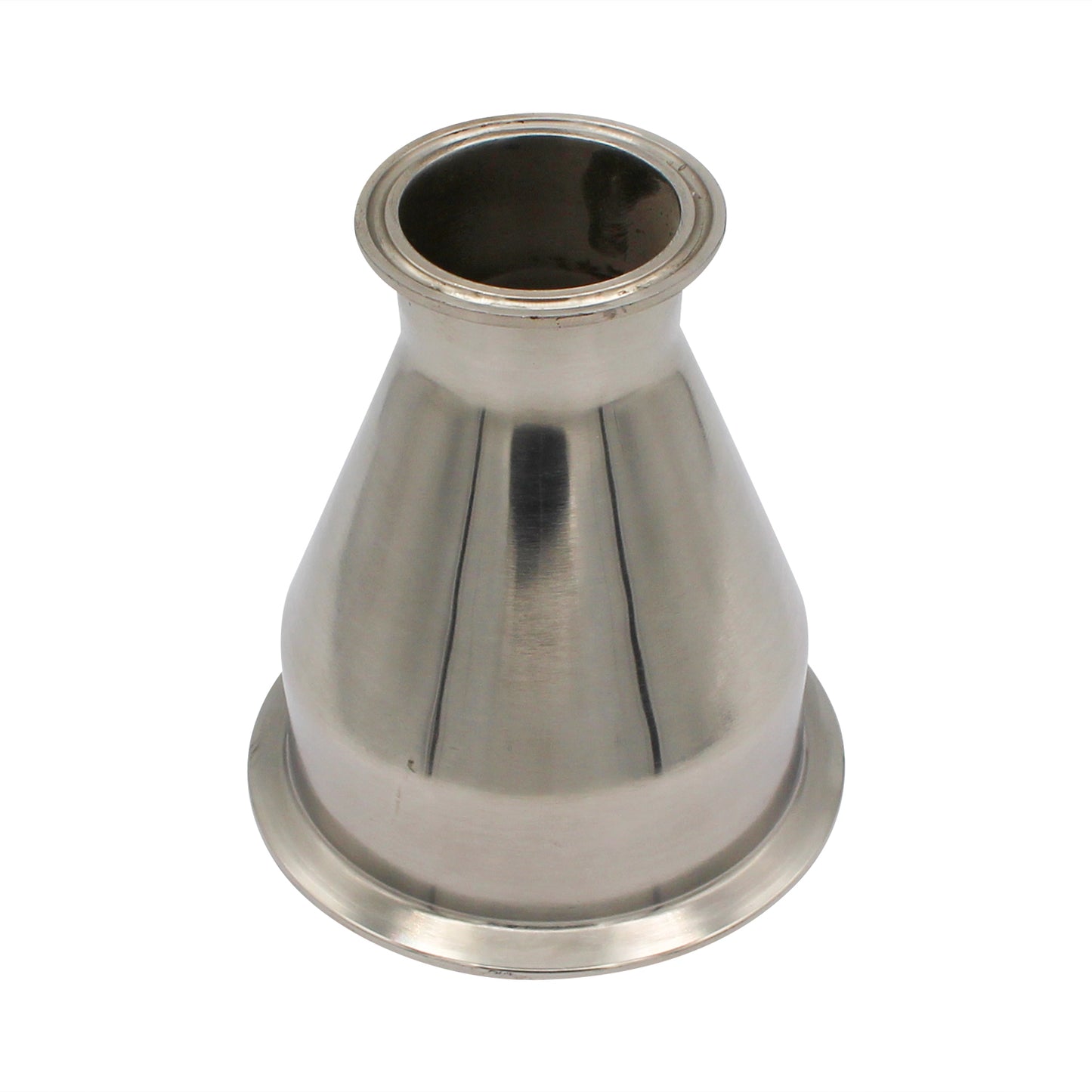 Kegland 4" X 2" Tri Clamp Concentric Reducer (Short) - Tri Clover Sanitary Stainless Steel Fitting