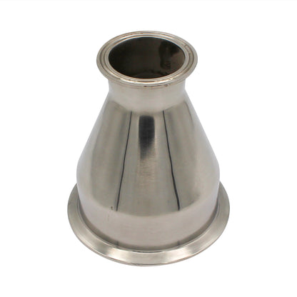 Kegland 4" X 2" Tri Clamp Concentric Reducer (Short) - Tri Clover Sanitary Stainless Steel Fitting