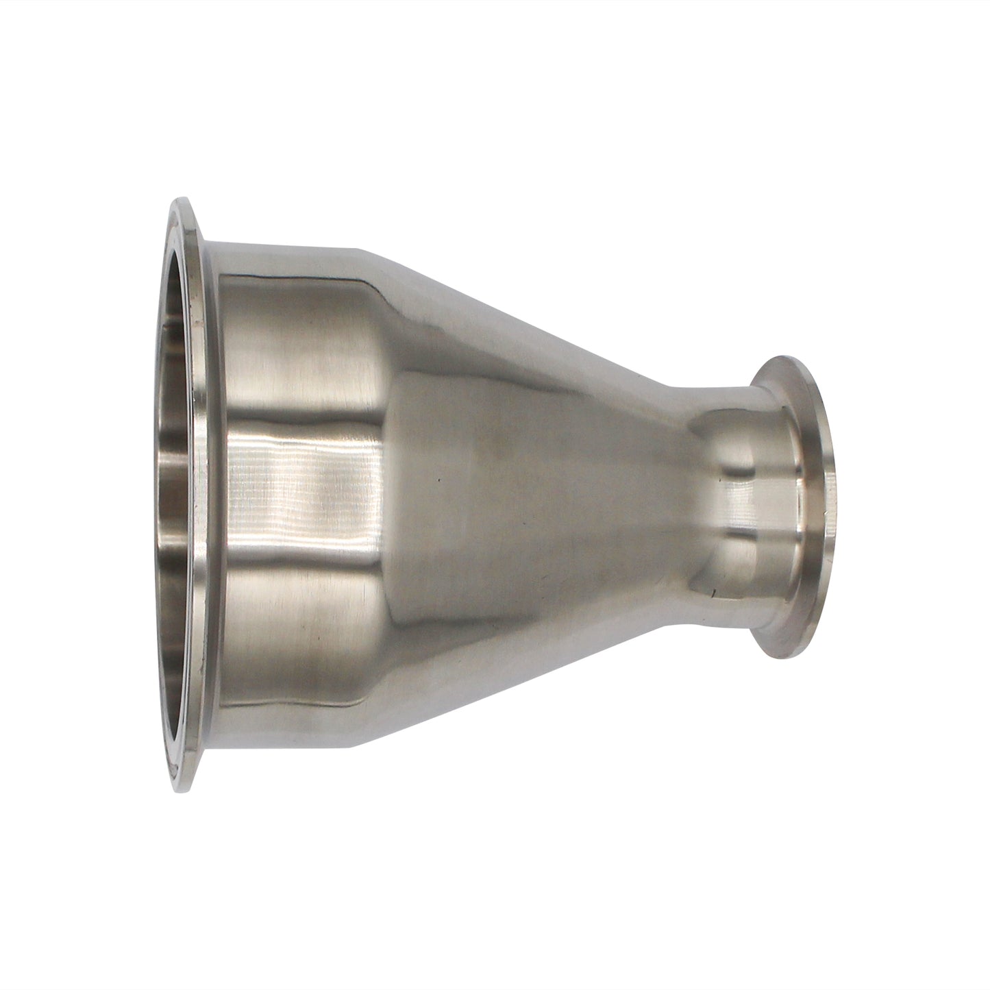Kegland 4" X 2" Tri Clamp Concentric Reducer (Short) - Tri Clover Sanitary Stainless Steel Fitting