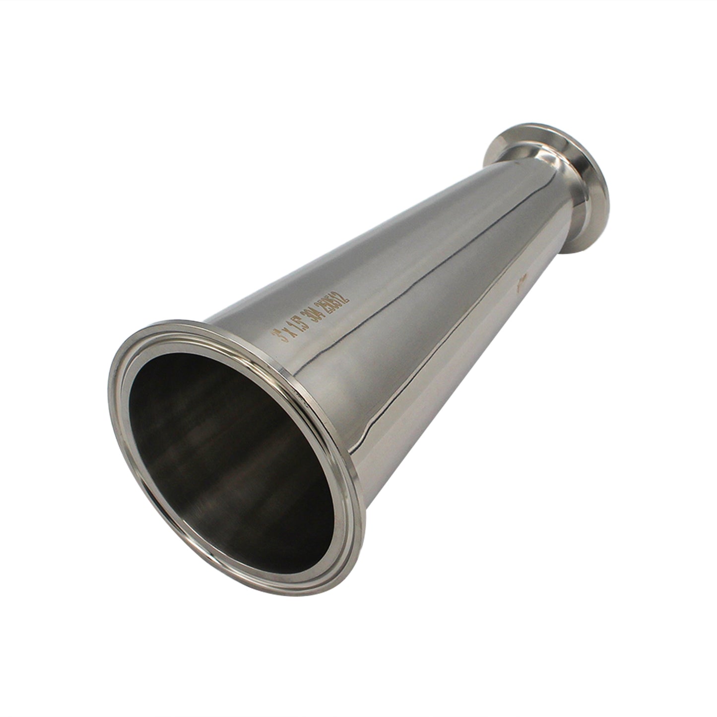 3" X 1.5" Tri Clamp Concentric Reducer - Tri Clover Sanitary Stainless Steel Fitting -  Canuck Homebrew Supply, Canada