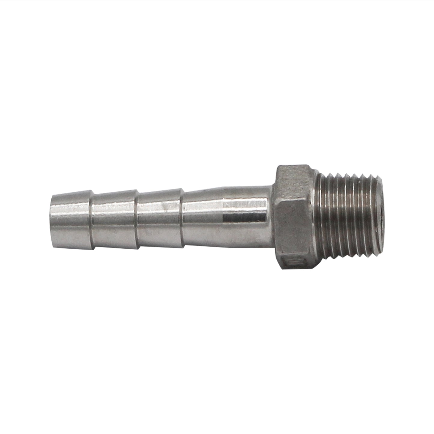 Stainless Steel Fitting - 1/8" Male NPT X 1/4" OD Barb