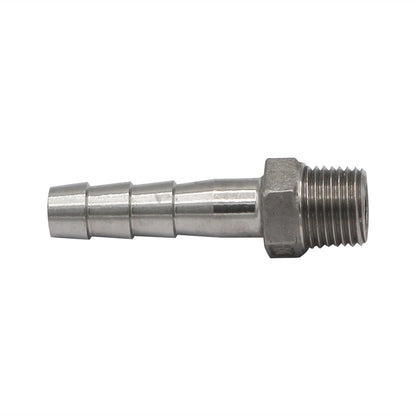 Stainless Steel Fitting - 1/8" Male NPT X 1/4" OD Barb
