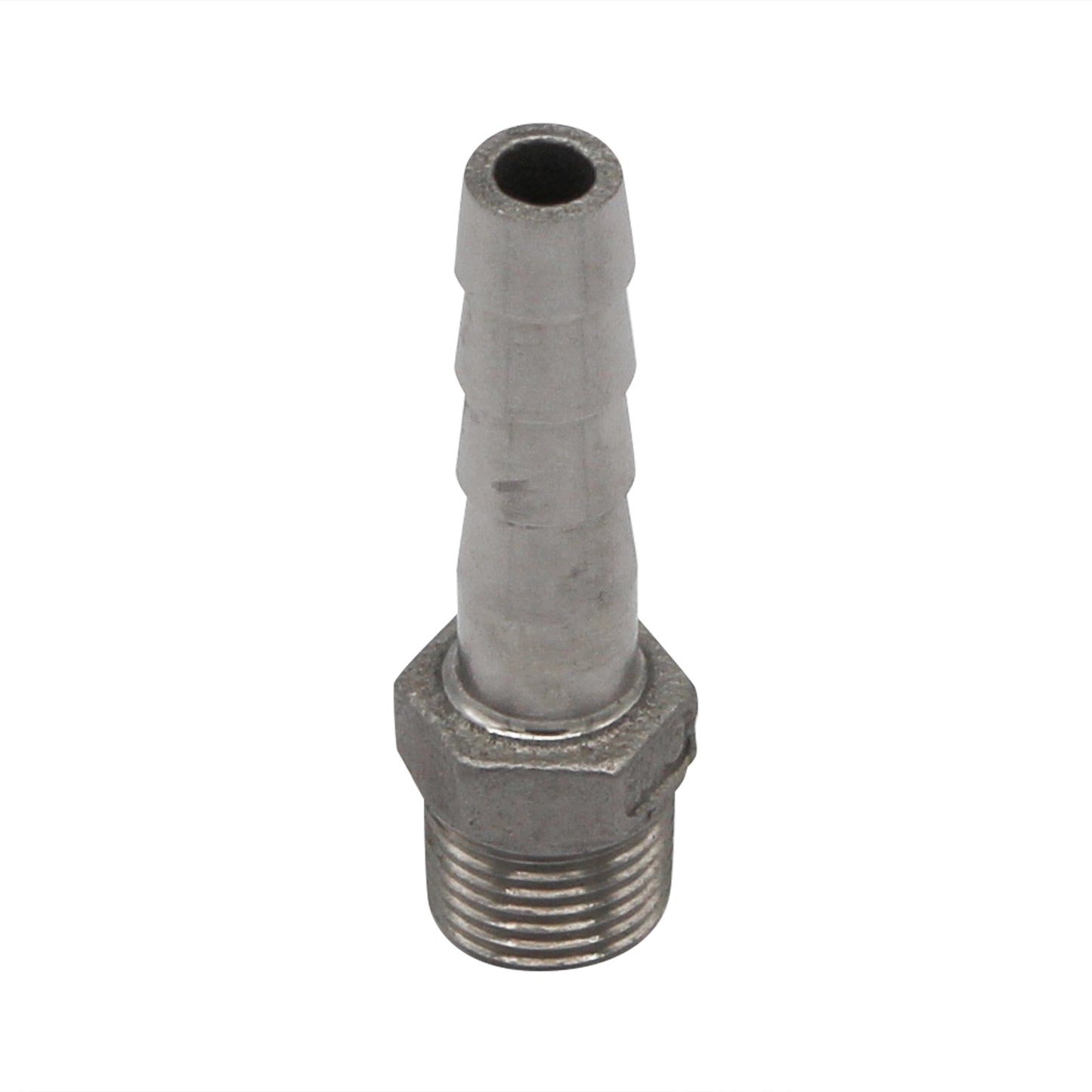 Stainless Steel Fitting - 1/8" Male NPT X 1/4" OD Barb