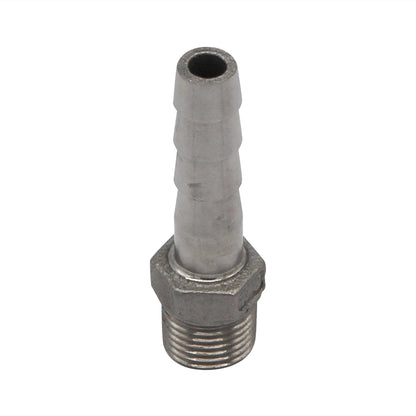 Stainless Steel Fitting - 1/8" Male NPT X 1/4" OD Barb