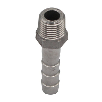 Stainless Steel Fitting - 1/8" Male NPT X 1/4" OD Barb
