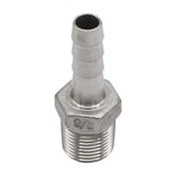Stainless Steel Fitting - 3/8" Male NPT X 3/8" OD Barb