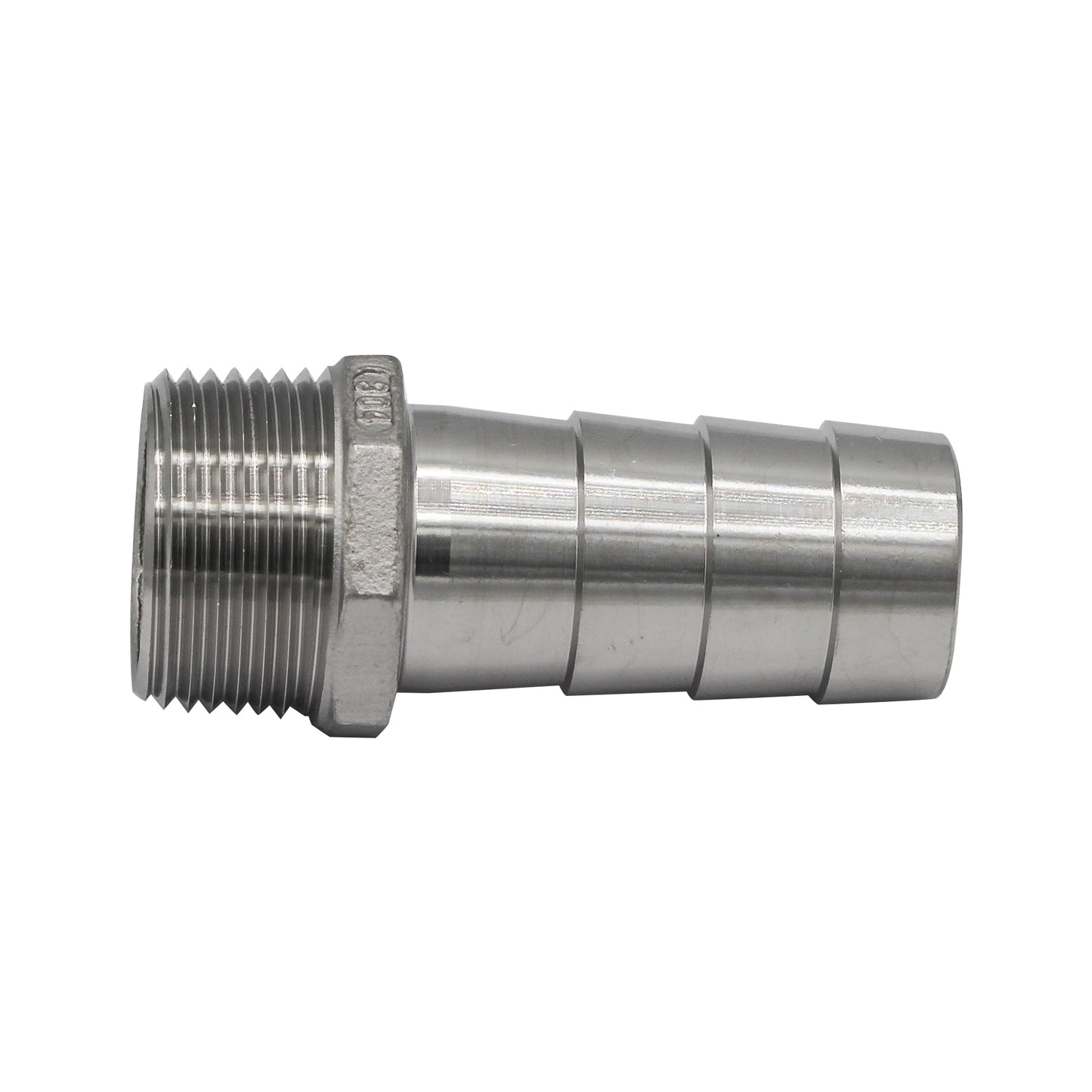 Stainless Steel Fitting - 1" Male NPT X 1" OD Barb -  Canuck Homebrew Supply, Canada