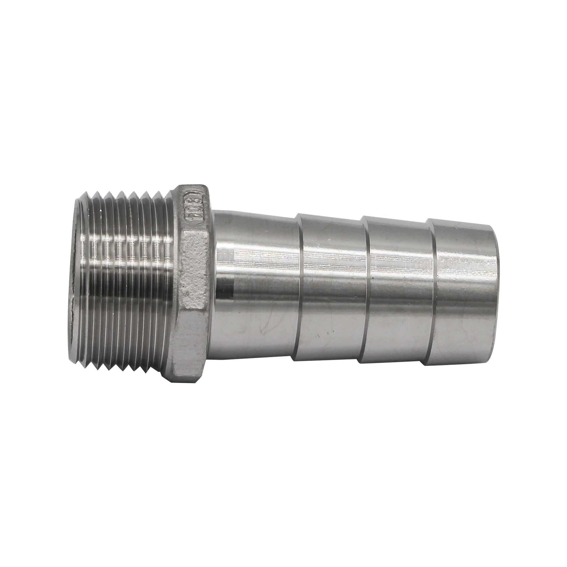 Stainless Steel Fitting - 1" Male NPT X 1" OD Barb -  Canuck Homebrew Supply, Canada