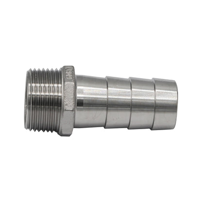 Stainless Steel Fitting - 1" Male NPT X 1" OD Barb -  Canuck Homebrew Supply, Canada