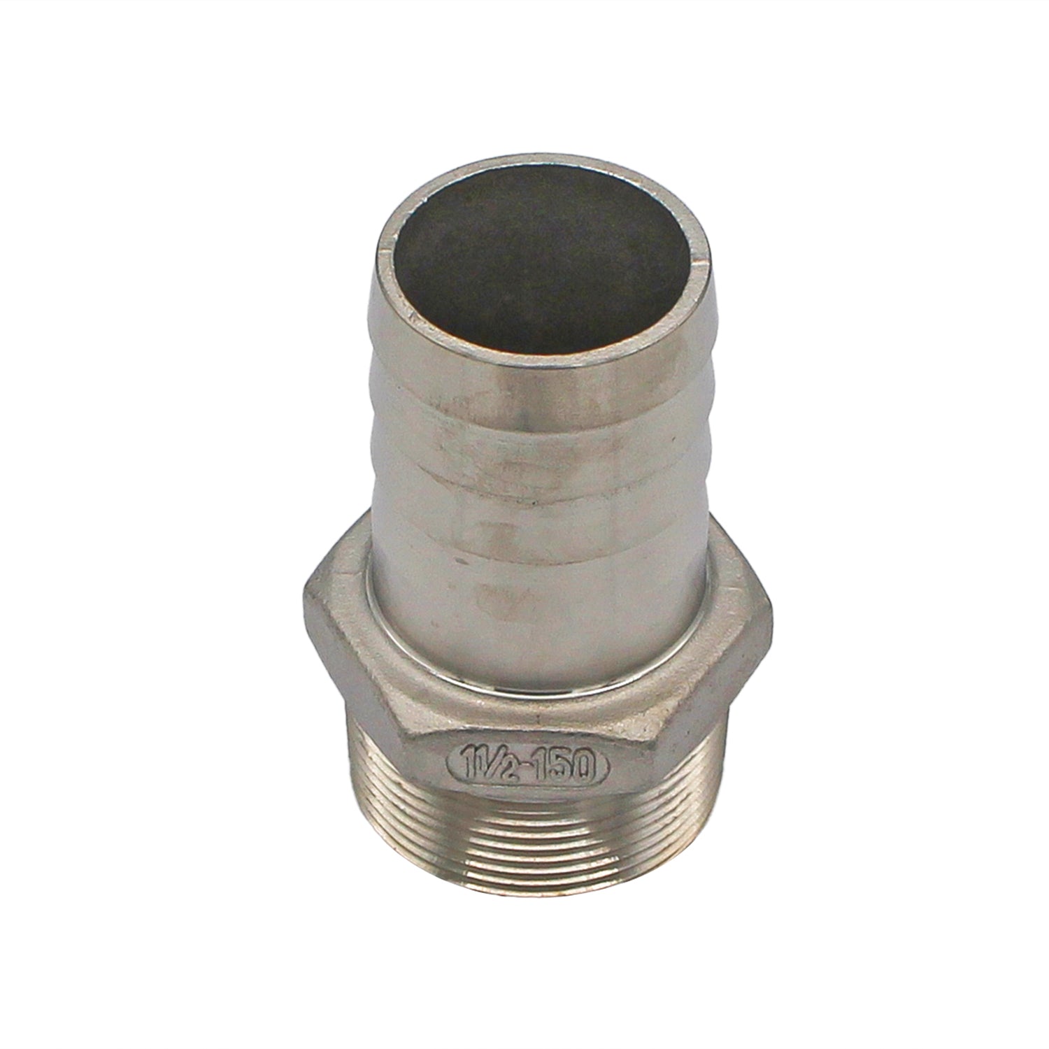 Stainless Steel Fitting - 1.5" Male NPT X 1.5" OD Barb -  Canuck Homebrew Supply, Canada