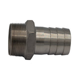 Stainless Steel Fitting - 1.5" Male NPT X 1.5" OD Barb