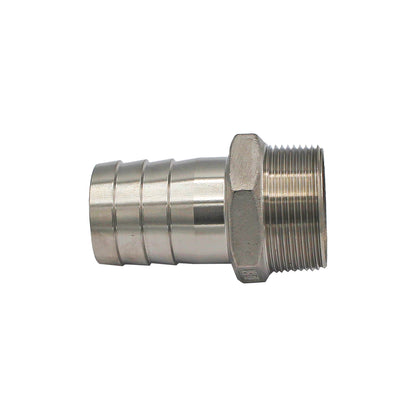 Stainless Steel Fitting - 1.5" Male NPT X 1.5" OD Barb -  Canuck Homebrew Supply, Canada
