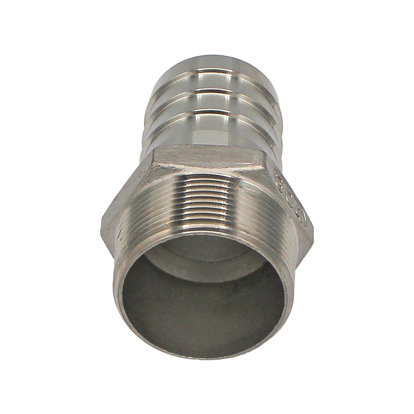 Stainless Steel Fitting - 1.5" Male NPT X 1.5" OD Barb -  Canuck Homebrew Supply, Canada