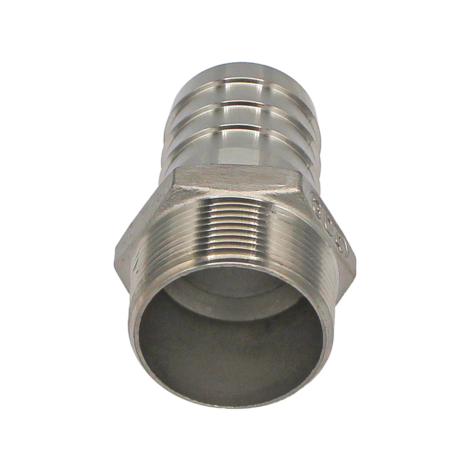 Stainless Steel Fitting - 1.5" Male NPT X 1.5" OD Barb -  Canuck Homebrew Supply, Canada