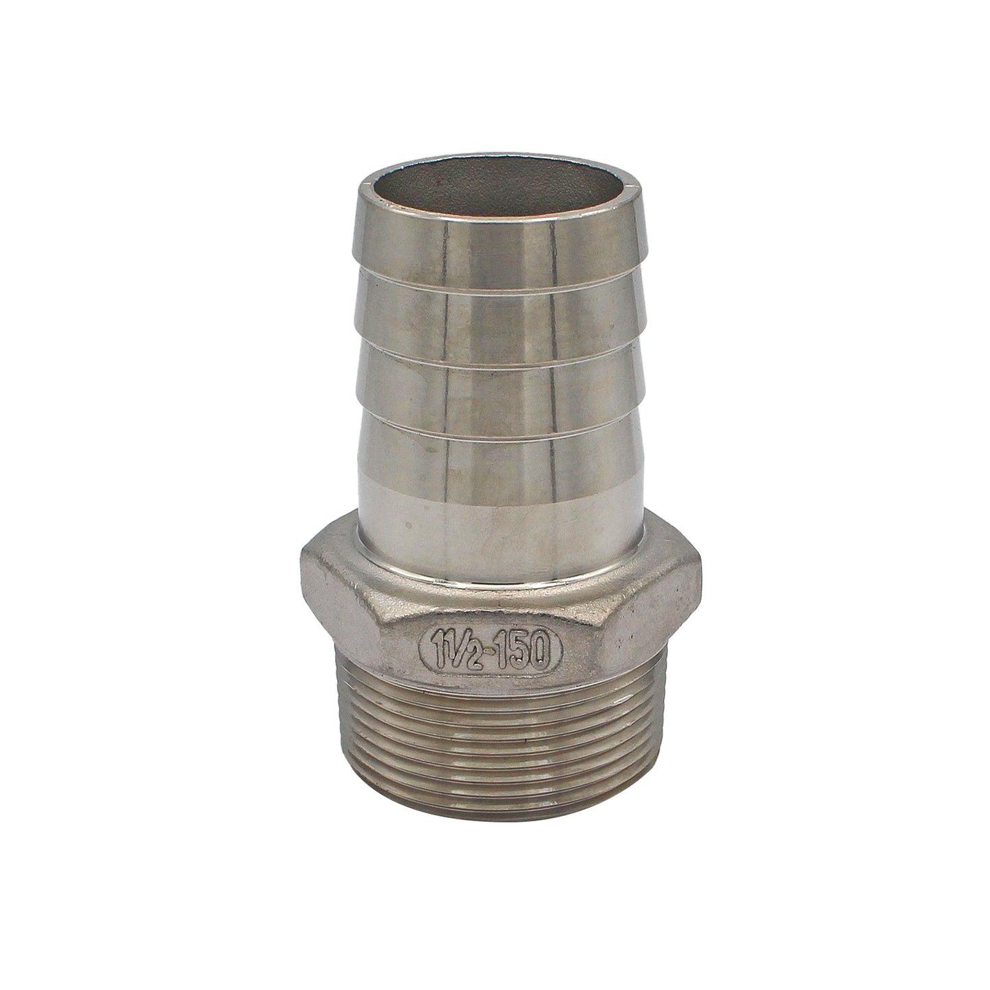 Stainless Steel Fitting - 1.5" Male NPT X 1.5" OD Barb -  Canuck Homebrew Supply, Canada