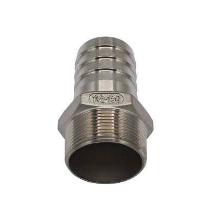 Stainless Steel Fitting - 1.5" Male NPT X 1.5" OD Barb -  Canuck Homebrew Supply, Canada