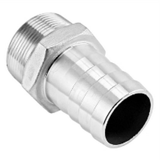 Stainless Steel Fitting - 1.5" Male NPT X 1.5" OD Barb