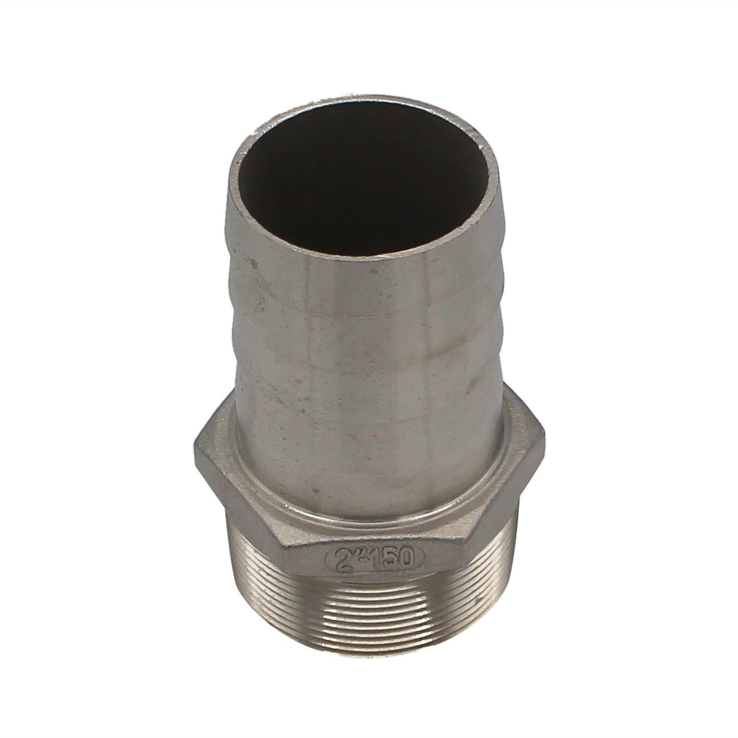 Stainless Steel Fitting - 2" Male NPT X 2" OD Barb