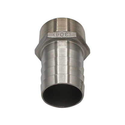 Stainless Steel Fitting - 2" Male NPT X 2" OD Barb