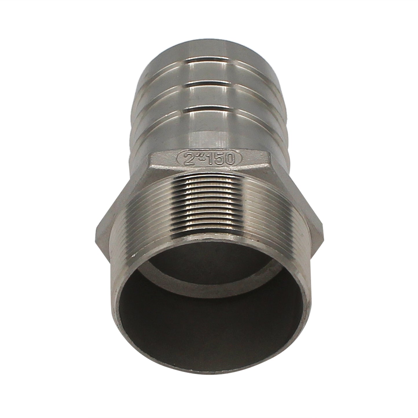 Stainless Steel Fitting - 2" Male NPT X 2" OD Barb
