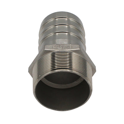 Stainless Steel Fitting - 2" Male NPT X 2" OD Barb