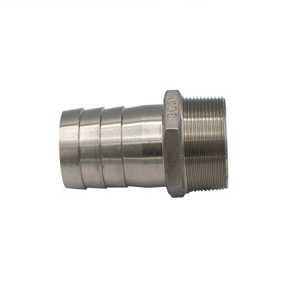 Stainless Steel Fitting - 2" Male NPT X 2" OD Barb
